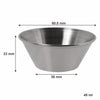 REGENT SAUCE CUP STAINLESS STEEL 45ML 12PK, 60MM DIA
