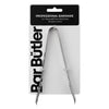 BAR BUTLER ICE TONG STAINLESS STEEL WITH SERRATED ICE GRIPS