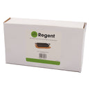 REGENT COOKWARE CAST IRON RECTANGULAR PAN WITH 2 HANDLES ON A WOODEN BOARD, (215X125X65MM)