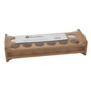 BAR BUTLER BAMBOO 12 HOLE SHOT GLASS SERVING STAND, (300X108X60MM)