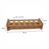 BAR BUTLER BAMBOO 12 HOLE SHOT GLASS SERVING STAND
