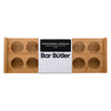 BAR BUTLER BAMBOO 12 HOLE SHOT GLASS SERVING STAND