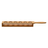 BAR BUTLER BAMBOO 6 HOLE SHOT GLASS SERVING TRAY WITH HANDLE