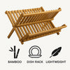 REGENT BAMBOO DISH RACK, 450X340MM