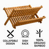 REGENT BAMBOO DISH RACK, 450X340MM