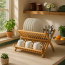 REGENT BAMBOO DISH RACK, 450X340MM