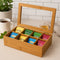 REGENT BAMBOO TEA BOX 8 SECTION, 315X190MM