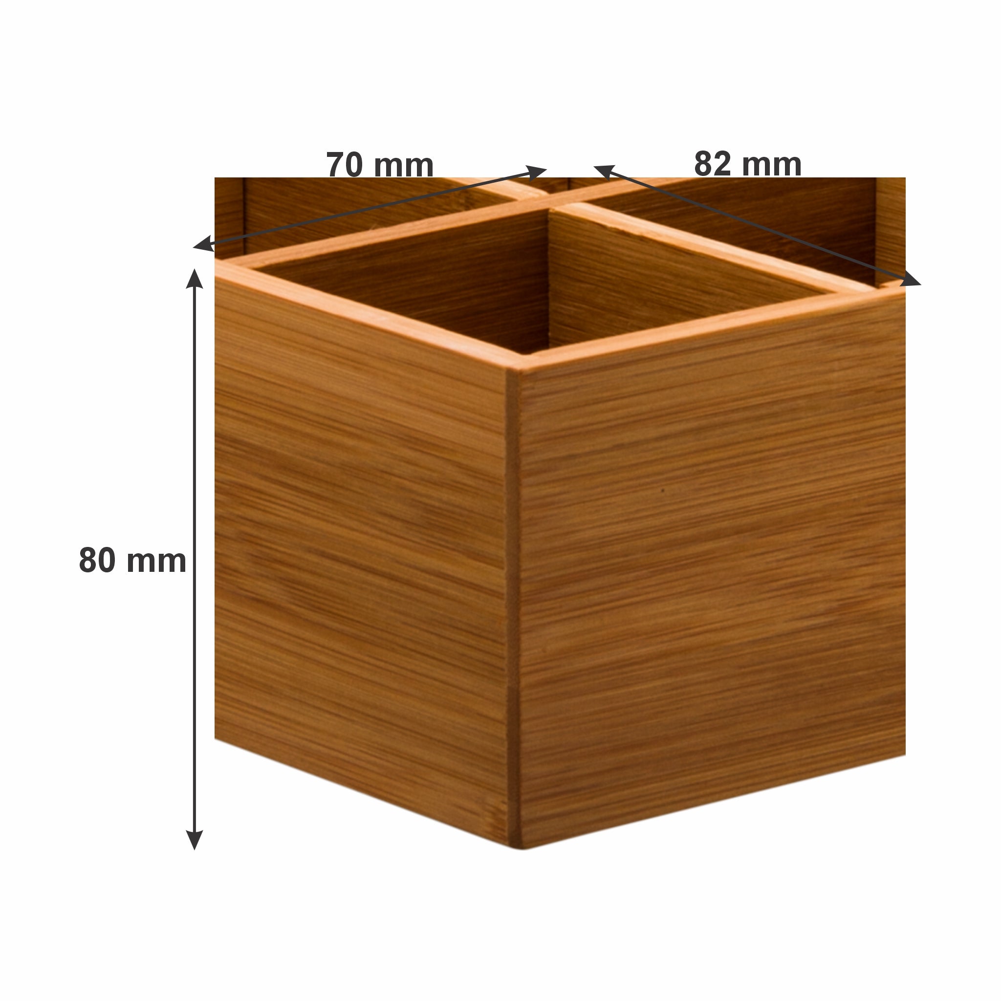 REGENT BAMBOO TEA BOX 8 DIVISIONS 315X190MM