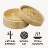 REGENT BAMBOO ORIENTAL STEAMER WITH LID, 180MM DIA