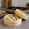 REGENT BAMBOO ORIENTAL STEAMER 1 TIER WITH LID, 180MM DIA
