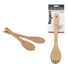 REGENT BAMBOO SALAD FORK AND SPOON 2PK, 300MM