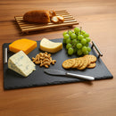REGENT KITCHEN SLATE RECT. SERVING TRAY WITH HANDLES, 400X200MM