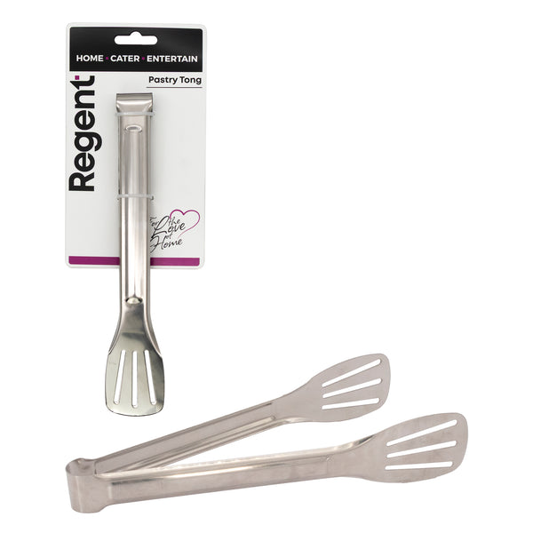 REGENT CATERING PASTRY TONG STAINLESS STEEL, 235MM