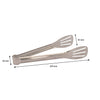 REGENT CATERING PASTRY TONG STAINLESS STEEL, (235X44X30MM)
