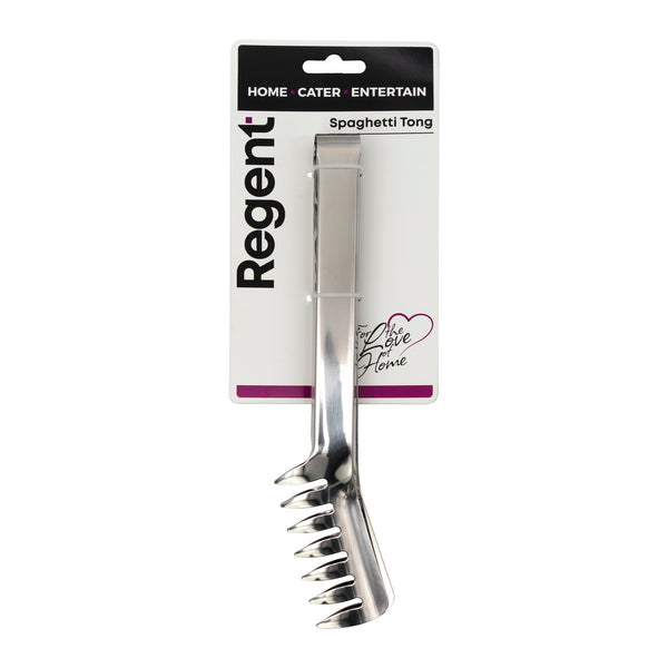 REGENT SPAGHETTI TONGS STAINLESS STEEL, 240MM