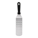 REGENT LONG TURNER PERFORATED ST STEEL WITH BLACK PP HANDLE, 370MM