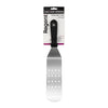 REGENT LONG TURNER PERFORATED ST STEEL WITH BLACK PP HANDLE, 370MM