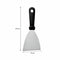 REGENT ANGLED GRIDDLE SCRAPER ST STEEL WITH BLACK PP HANDLE, 240MM