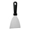 REGENT ANGLED GRIDDLE SCRAPER ST STEEL WITH BLACK PP HANDLE, 240MM
