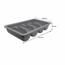 REGENT CUTLERY TRAY 4 DIV. GREY, 540X300MM