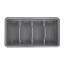 REGENT CUTLERY TRAY 4 DIV. GREY, 540X300MM