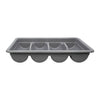 REGENT CUTLERY TRAY 4 DIV. GREY, 540X300MM