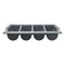 REGENT CUTLERY TRAY 4 DIV. GREY, (520X290X90MM)