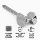 REGENT SQUARE MEAT MALLET ALUMINIUM, 250MM
