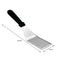 REGENT HAMBURGER SOLID BEVELLED TURNER ST STEEL WITH BLACK PP HANDLE, 300MM