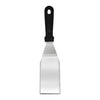 REGENT HAMBURGER SOLID BEVELLED TURNER ST STEEL WITH BLACK PP HANDLE, 300MM