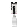 REGENT HAMBURGER SOLID BEVELLED TURNER ST STEEL WITH BLACK PP HANDLE, 300MM
