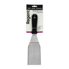 REGENT HAMBURGER SOLID BEVELLED TURNER ST STEEL WITH BLACK PP HANDLE, 300MM