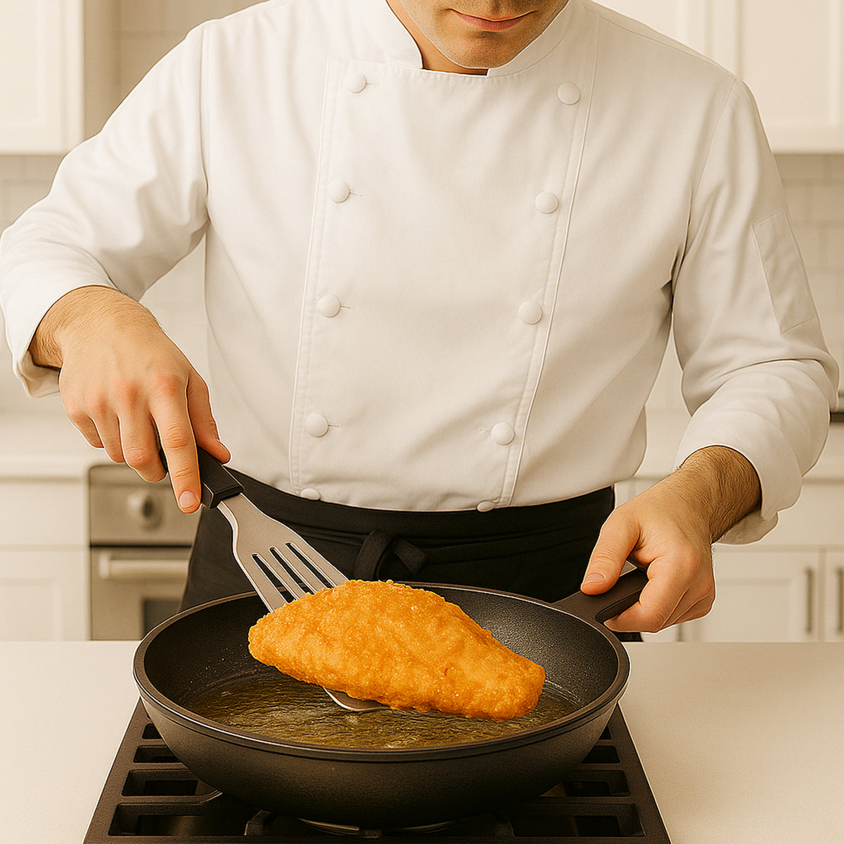 REGENT FISH TURNER STAINLESS STEEL WITH PP HANDLE, 314MM