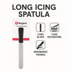 REGENT BAKING ICING SPATULA LONG WITH BLACK PP HANDLE, 370MM