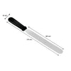 REGENT BAKING ICING SPATULA LONG WITH BLACK PP HANDLE, 370MM