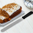 REGENT ICING SPATULA LONG WITH BLACK PP HANDLE, (370X30X15MM)
