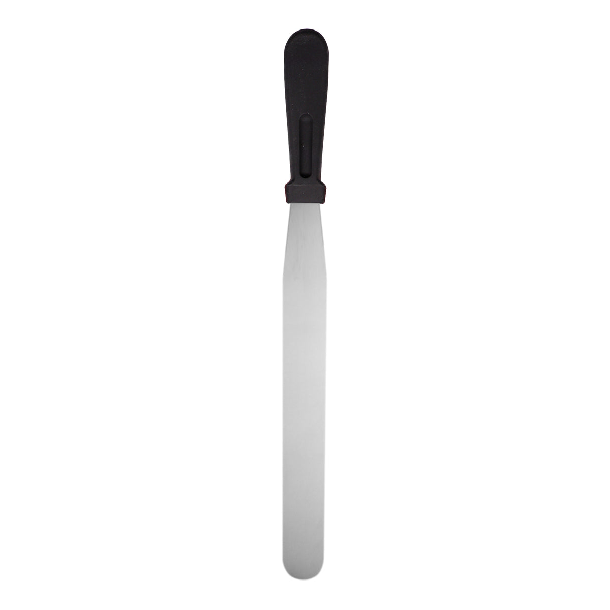 REGENT BAKING ICING SPATULA LONG WITH BLACK PP HANDLE, 370MM