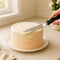 REGENT BAKEWARE ICING SPATULA LONG WITH BLACK PP HANDLE, 420MM