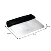 REGENT DOUGH SCRAPER STAINLESS STEEL WITH PP HANDLE, (160X115X18MM)