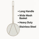 REGENT SKIMMER STAINLESS STEEL HEAVY DUTY, (475X165MM DIA)