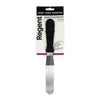 REGENT BAKEWARE ICING SPATULA ANGLED WITH PP PLASTIC BLACK HANDLE, 275MM