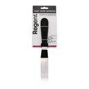REGENT BAKEWARE ICING SPATULA ANGLED WITH PP PLASTIC BLACK HANDLE, 275X30MM