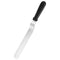 REGENT BAKEWARE ICING SPATULA ANGLED WITH PP PLASTIC BLACK HANDLE, (317X30X15MM)