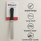 REGENT BAKEWARE ICING SPATULA ANGLED WITH PP PLASTIC BLACK HANDLE, 315MM