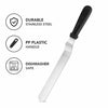 REGENT BAKEWARE ICING SPATULA ANGLED WITH PP PLASTIC BLACK HANDLE, 315MM