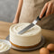 REGENT BAKEWARE ICING SPATULA ANGLED WITH PP PLASTIC BLACK HANDLE, 315MM