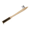 REGENT WOODEN WIRE BRUSH WITH GRIDDLE SCRAPER, 520MM