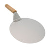 REGENT CATERING PIZZA PEEL ROUND ST STEEL WITH OAK HANDLE, 255MM DIA