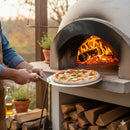 REGENT CATERING PIZZA PEEL ROUND ST STEEL WITH OAK HANDLE, 255MM DIA