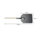 REGENT PIZZA PEEL ALUMINIUM WITH WOODEN HANDLE, (660X229X279MM)